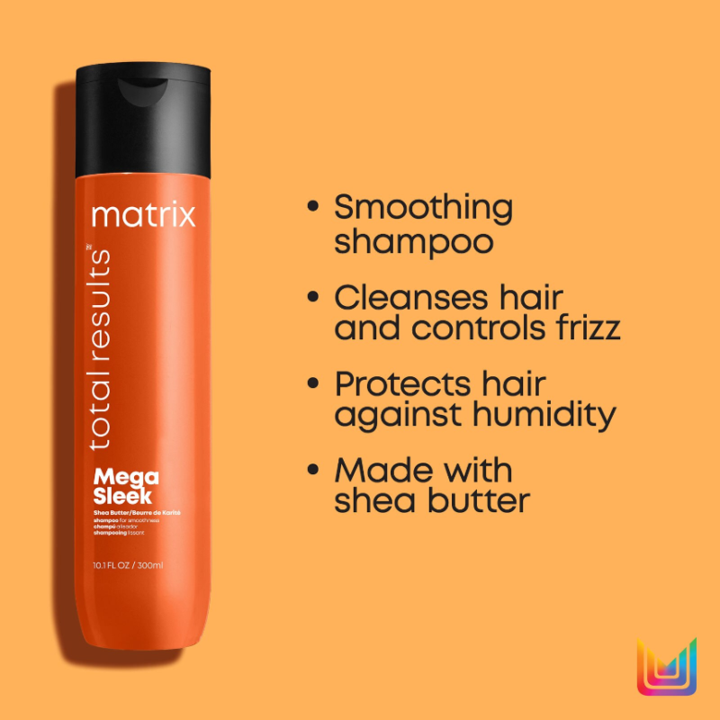 Matrix Total Results Mega Sleek Shea Butter Shampoo 300ml - Image 2