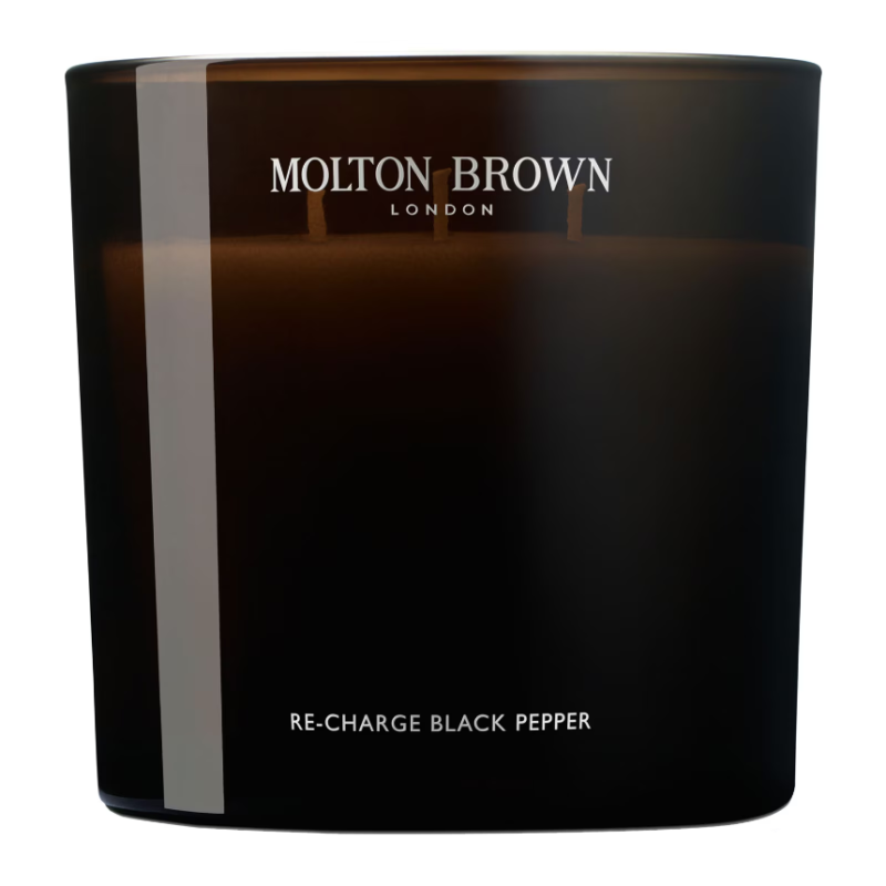 Molton Brown Re-Charge Black Pepper Luxury Scented Triple Wick Candle 600g