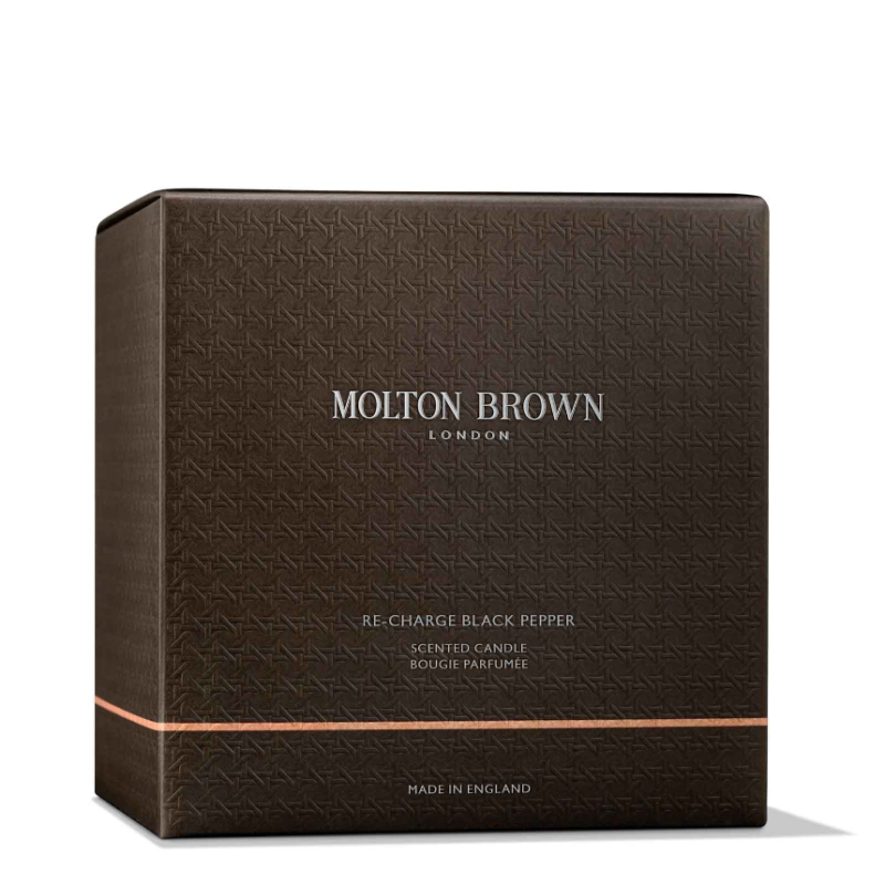 Molton Brown Re-Charge Black Pepper Luxury Scented Triple Wick Candle 600g - Image 3