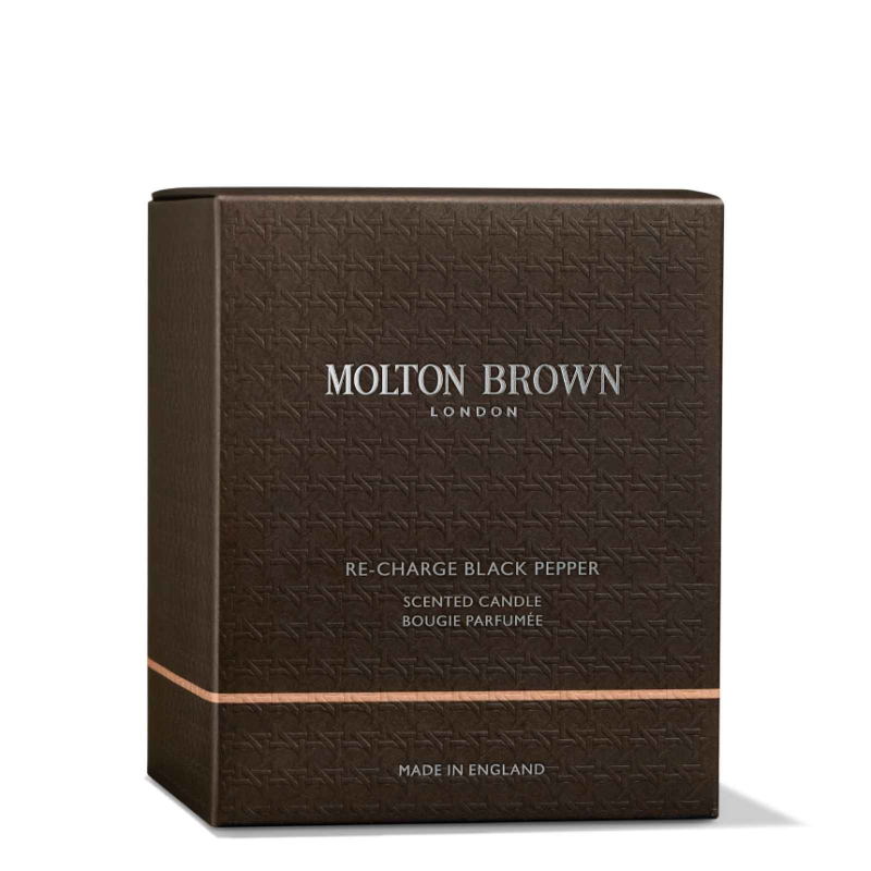 Molton Brown Re-Charge Black Pepper Signature Scented Single Wick Candle 190g - Image 3