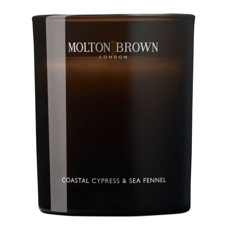 Molton Brown Coastal Cypress & Sea Fennel Signature Scented Single Wick Candle 190g