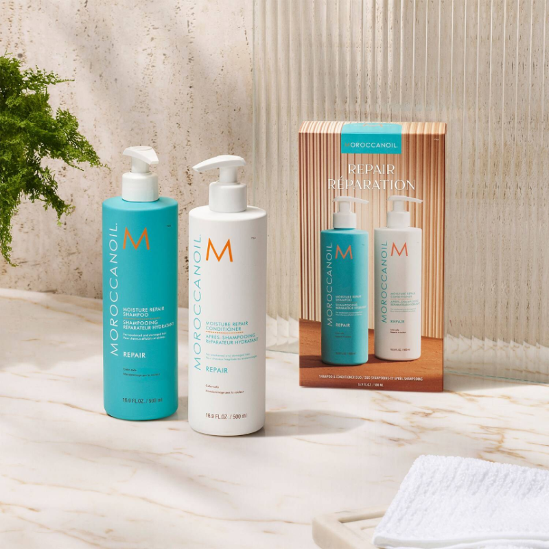 MOROCCANOIL Shampoo and Conditioner 500ml Repair Duo - Image 3