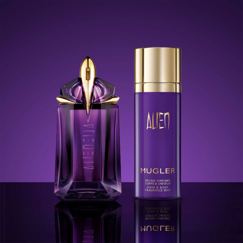 MUGLER Alien Eau de Parfum Perfuming Hair and Body Mist 100ml - Image 3