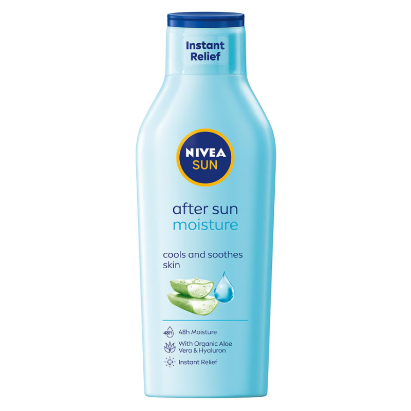 Nivea Sun Moisturising Organic Aloe Vera & Hyaluron After Sun Lotion 400ml