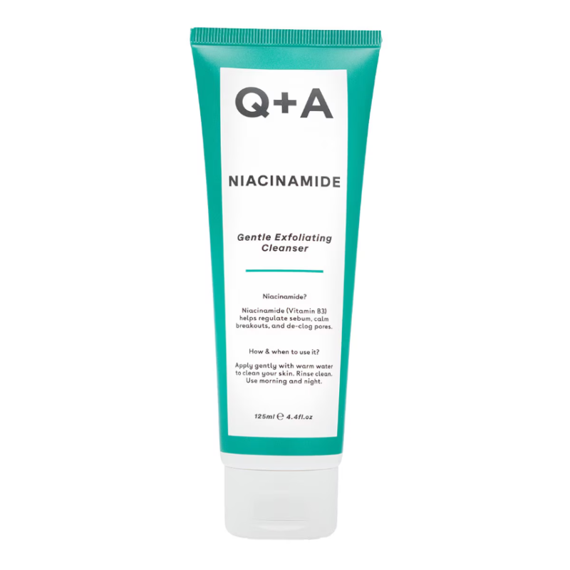 Q+A Niacinamide Gentle Exfoliating Cleanser 125ml